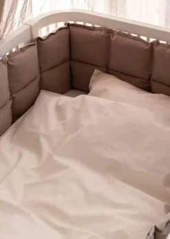 Barn Sebra Barnsängkläder-Bäddset 70x100 + 40x45 cm, Jetty Beige