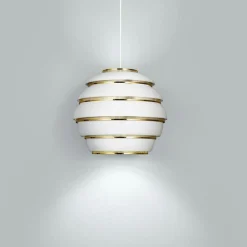 Artek Pendellampor-Beehive A331 Pendel, Svart/Mässing