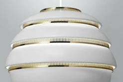 Artek Pendellampor-Beehive A331 Pendel, Svart/Mässing