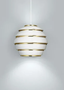 Artek Pendellampor-Beehive A331 Pendel, Svart/Mässing