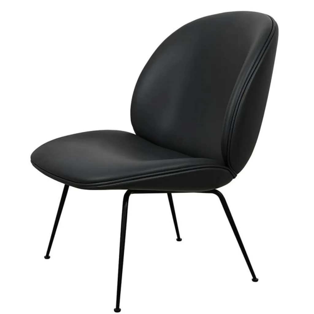 GUBI Fåtöljer-Beetle Loungestol, Conic Base , Remix 183