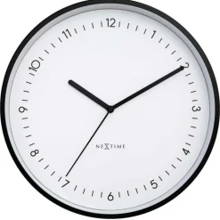 NeXtime Väggklockor-Berlin Väggklocka Ø40 cm, Khaki