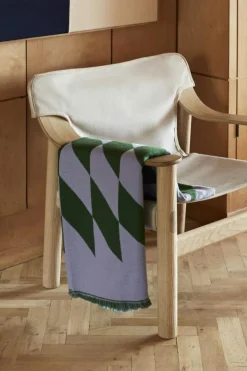 Bernard Lounge Stol, Vattenbaserad Lackad Ek/Natur Läder