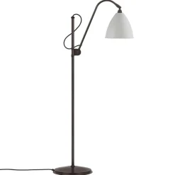 GUBI Läslampor|Golvlampor-Bestlite BL3 M Golvlampa, Black Brass/Classic White