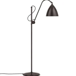 GUBI Läslampor|Golvlampor-Bestlite BL3 M Golvlampa, Black Brass/Classic White