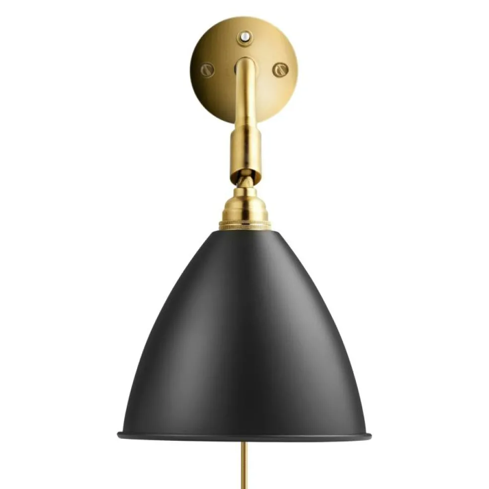 Bestlite BL7 Vägglampa, Mässing / Benporslin