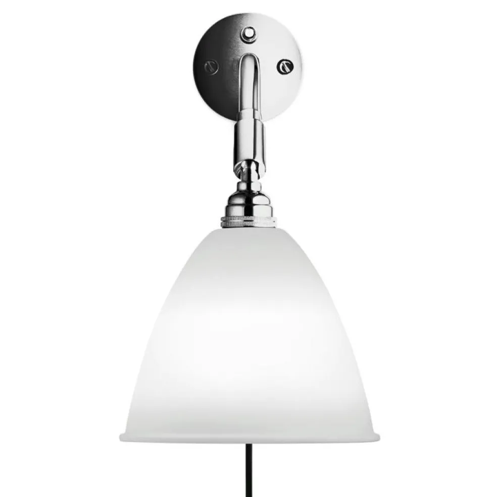 Bestlite BL7 Vägglampa, Mässing / Benporslin