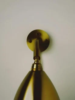 Bestlite BL7 Vägglampa, Mässing / Benporslin