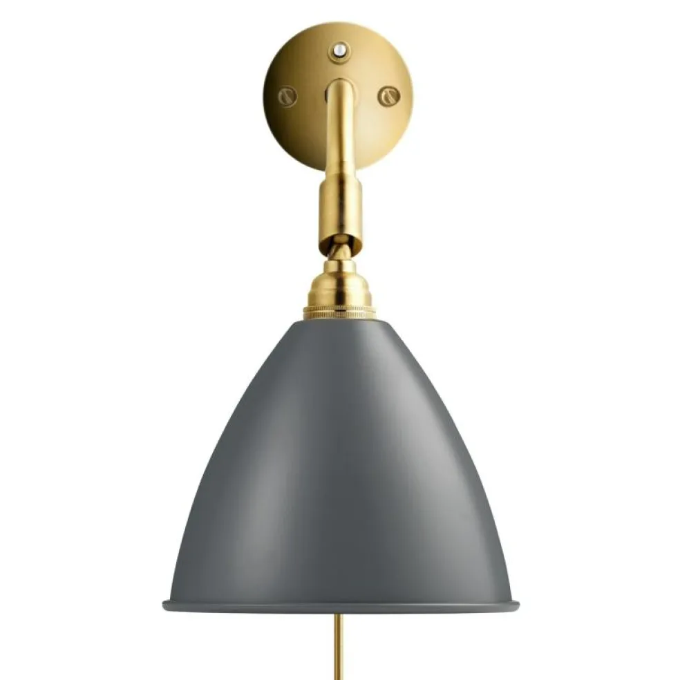 Bestlite BL7 Vägglampa, Mässing / Benporslin