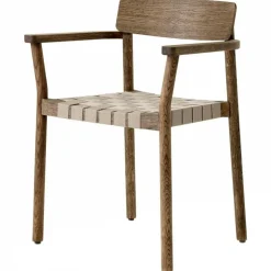 Betty TK9 Karmstol, Rökt Ek / Naturligt Vävband