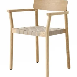 Betty TK9 Karmstol, Rökt Ek / Naturligt Vävband