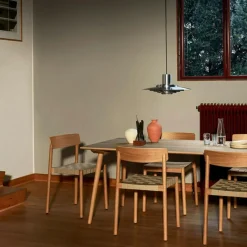 &Tradition Stolar-Betty TK1 Stol TK1, Rökt Ek / Naturligt Vävband