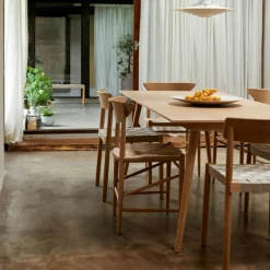 &Tradition Stolar-Betty TK1 Stol TK1, Rökt Ek / Naturligt Vävband