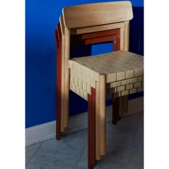 &Tradition Stolar-Betty TK1 Stol TK1, Rökt Ek / Naturligt Vävband