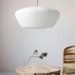 Bidar Lampskärm 82cm, Vit