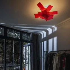 Big Bang Taklampa/Vägglampa, Röd