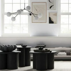 101 Copenhagen Sidobord & Avlastningsbord|Soffbord-Big Foot Bord Låg, Kaffe