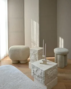 101 Copenhagen Pallar-Big Foot Pall, Kritvit