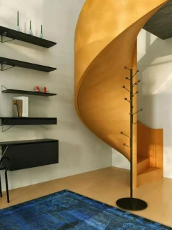 Maze Krokar & Galgar|Tamburmajorer-Bill Klädhängare Golv, Vit