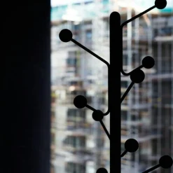 Maze Krokar & Galgar|Tamburmajorer-Bill Klädhängare Golv, Vit