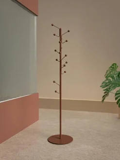 Maze Krokar & Galgar|Tamburmajorer-Bill Klädhängare Golv, Vit