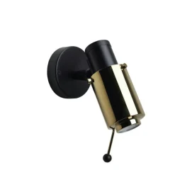Biny-Spot Vägglampa, Svart/Guld