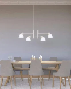 Bird Pendel Linjär 119 cm, Opal / Sand