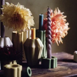 Birgit Vas / Ljusstake 5 cm, Pale Yellow