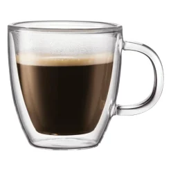 Bodum Espressokoppar-BISTRO Dubbelväggad Espressomugg, 15 cl, 2-Pack