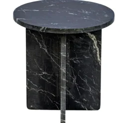 Bleik Sidobord Ø40 cm, Svart