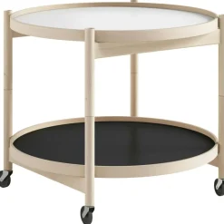 Bølling Brickbord Ø60 cm, Obehandlad Bok / Bas