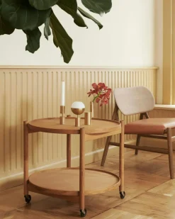 Brdr. Krüger Brickbord-Bølling Brickbord Ø60 cm, Oljad Valnöt