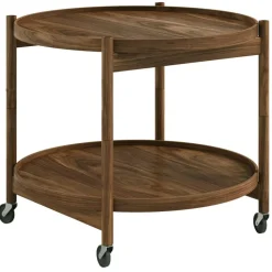 Brdr. Krüger Brickbord-Bølling Brickbord Ø60 cm, Oljad Valnöt