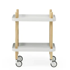 Normann Copenhagen Rullvagnar Och Serveringsvagnar-Block Bord, Svart