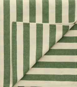 Decotique Dukar & Löpare-Block Stripe Duk 140x240 cm, Brun