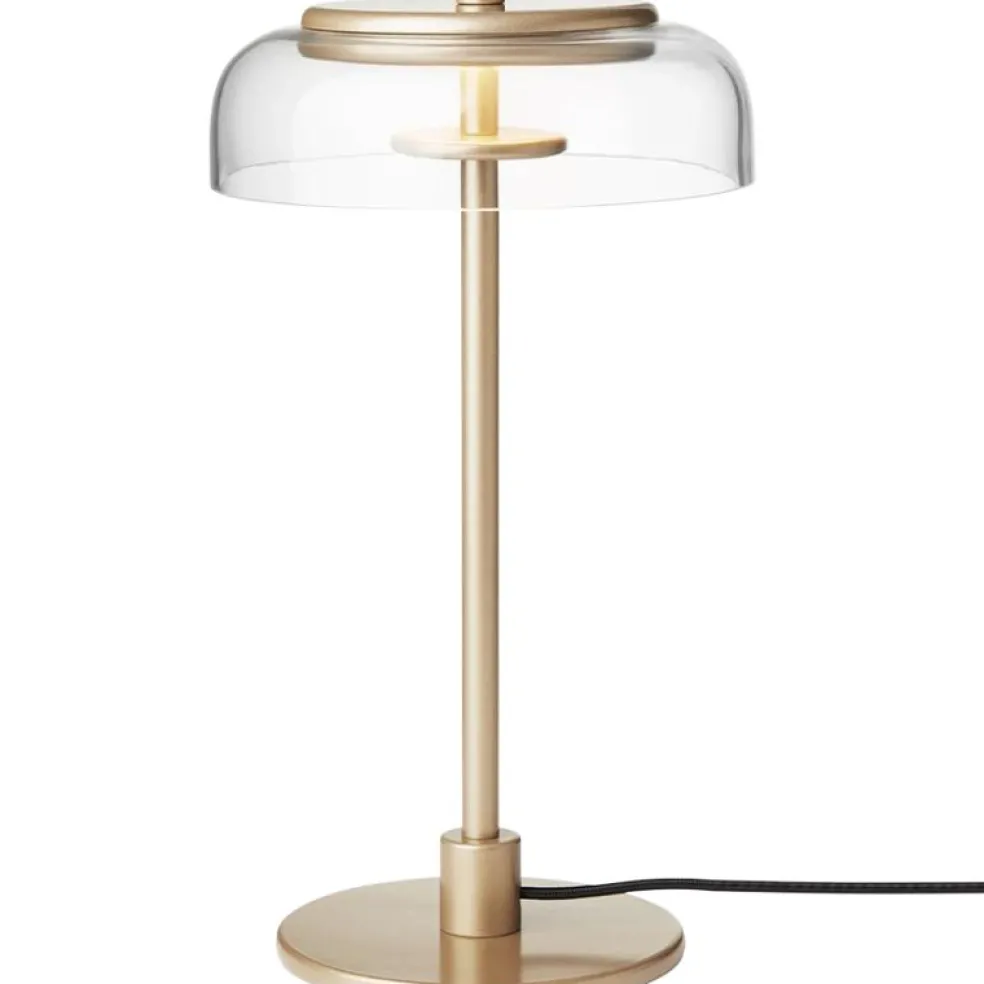 Blossi Bordslampa, Nordic Gold / Klar