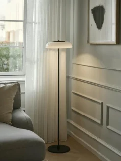 Nuura Golvlampor-Blossi Golvlampa, Nordic Gold / Klar