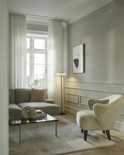 Nuura Golvlampor-Blossi Golvlampa, Nordic Gold / Klar