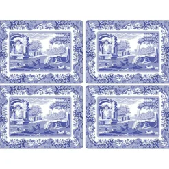 Spode Bordstabletter & Glasunderlägg-Blue Italian Bordstablett 4-Pack, 401 mm x 290 mm