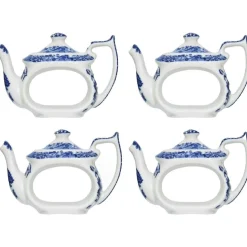 Blue Italian Servettringar, 4-pack