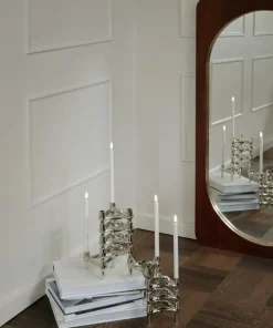 STOFF Nagel Ljusstakar-BMF Ljushållare 3-pack, Krom