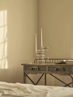 STOFF Nagel Ljusstakar-BMF Ljushållare 3-pack, Krom