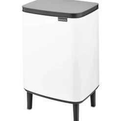 Bo Papperskorg Med Ben 12 L, Mattsvart