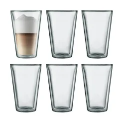 BODUM CANTEEN Dubbelväggad Glas 40 cl, 6-Pack