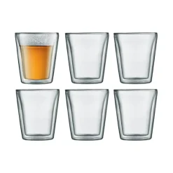 Bodum Kaffekoppar-CANTEEN Dubbelväggad Glas 20 cl, 6-Pack