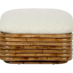 GUBI Fotpallar|Sittsäckar & Sittpuffar-Bohemian 72 Ottoman, Dedar Lupo Bouclé 007