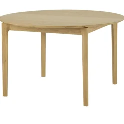 Bok Matbord Rund Utdragbar Ø129 cm, Ek