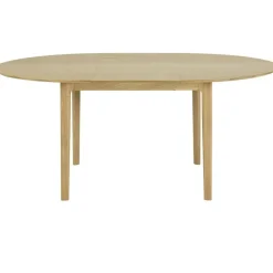 Bok Matbord Rund Utdragbar Ø129 cm, Ek