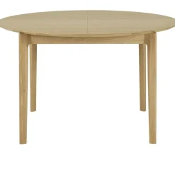 Bok Matbord Rund Utdragbar Ø129 cm, Ek