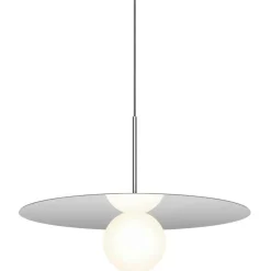 Pablo Designs Pendellampor-Bola Disc Pendel 45,7 cm, Mässing